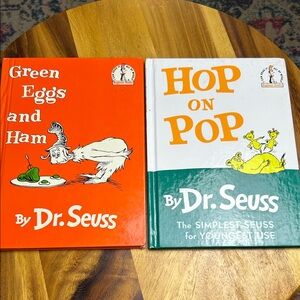 Dr. Seuss Book Set – Hop on Pop and Green Eggs and Ham